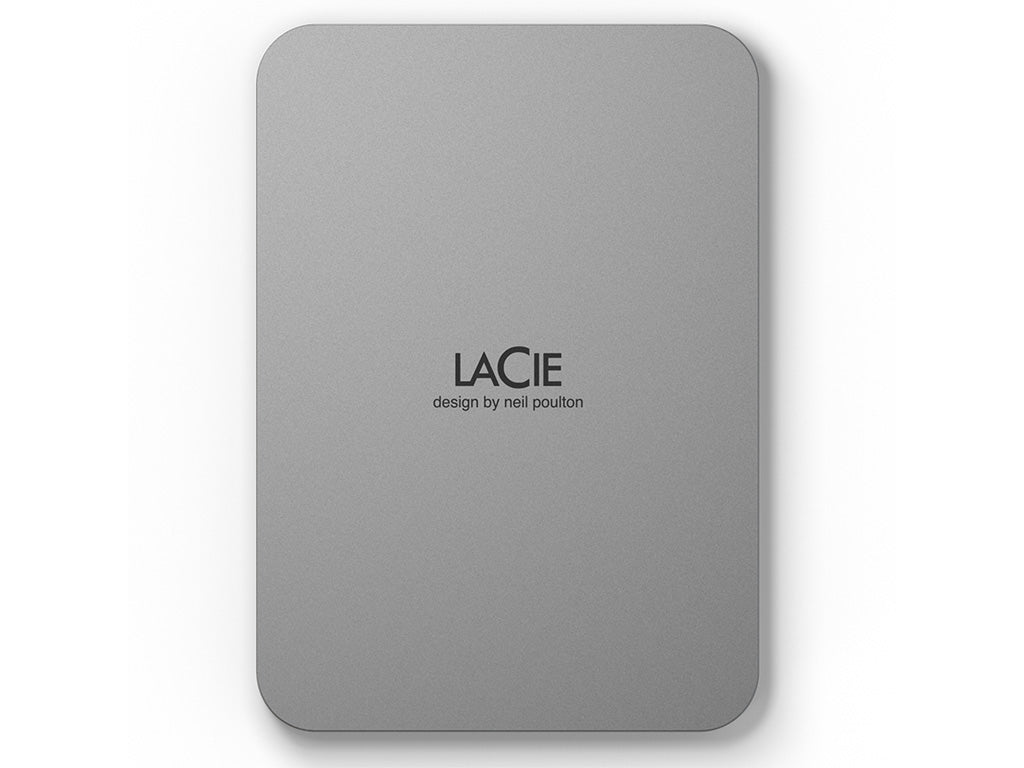 LaCie Mobile Drive USB-C, 2TB - Moon Silver