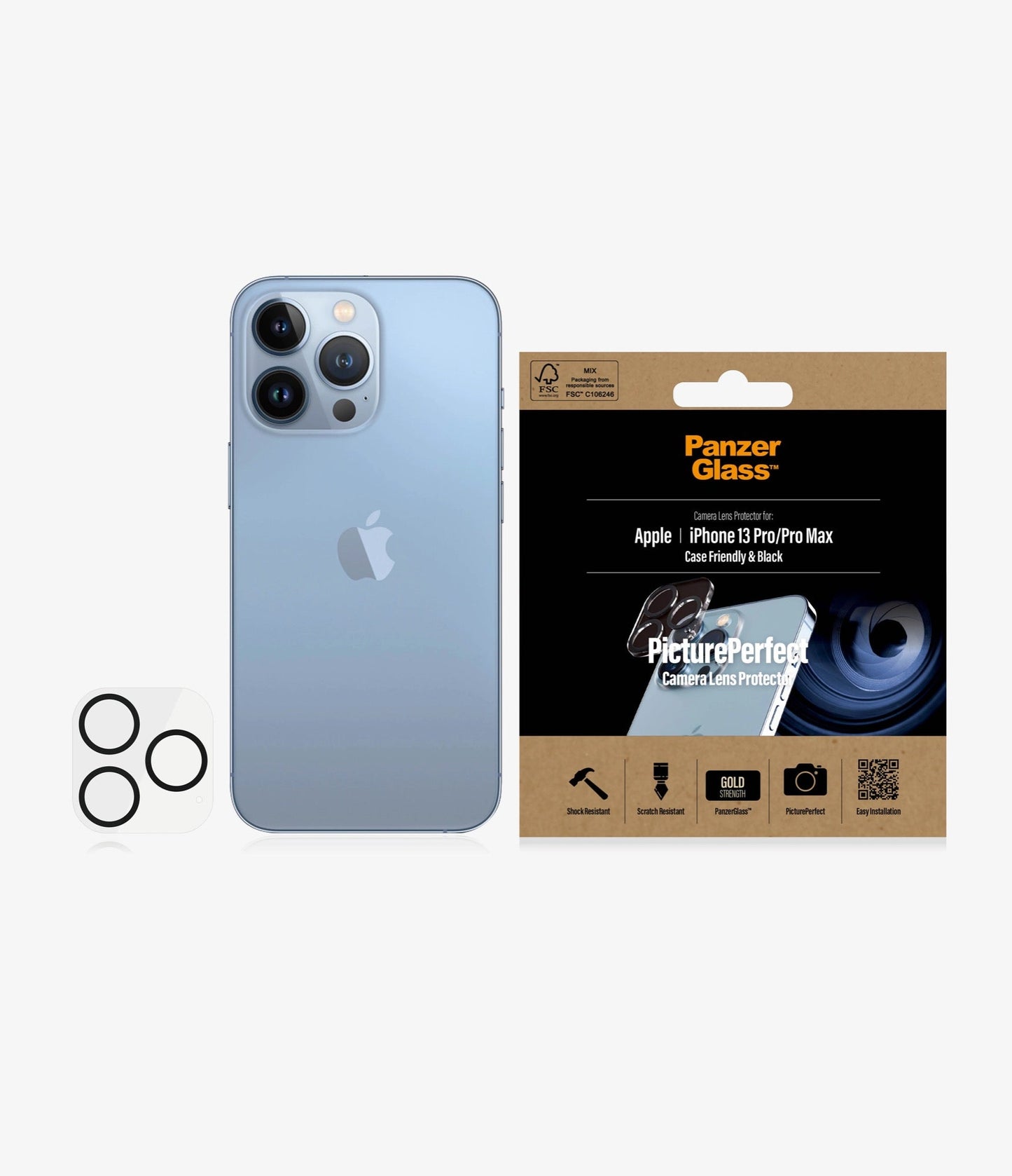 PanzerGlass Camera Protector for iPhone 13 Pro/13 Pro Max