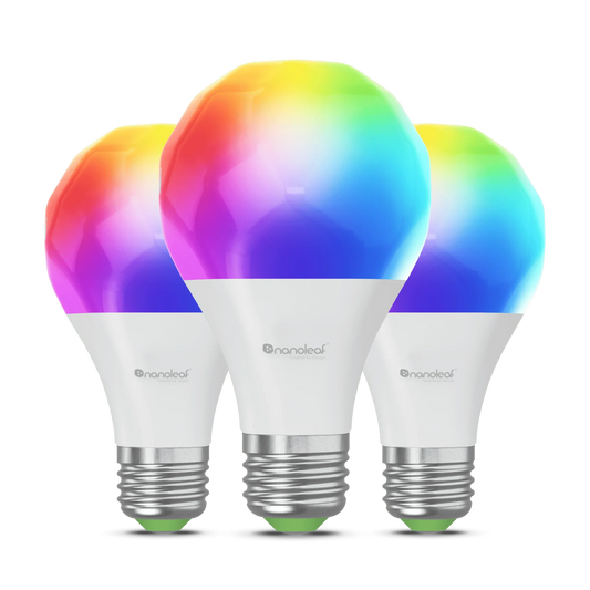 Nanoleaf Essentials Matter Thread E27 Smart Bulbs (3 Pack)