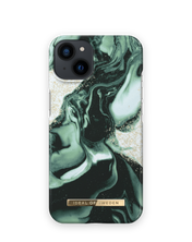 iDeal of Sweden Fashion Case iPhone 14 - Golden Olive Marble