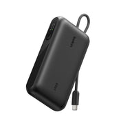 Belkin BoostCharge 10k 45w Display Power Bank with Integrated Cable, Black