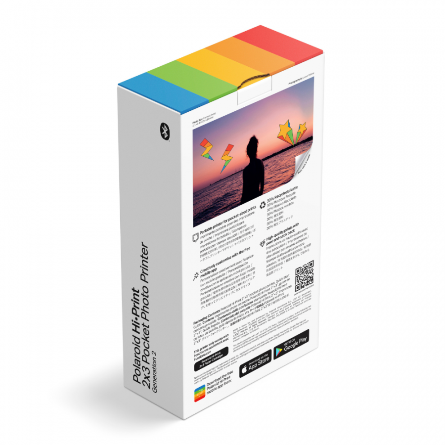 Polaroid Hi-Print 2x3 Generation 2 Pocket Photo Printer White