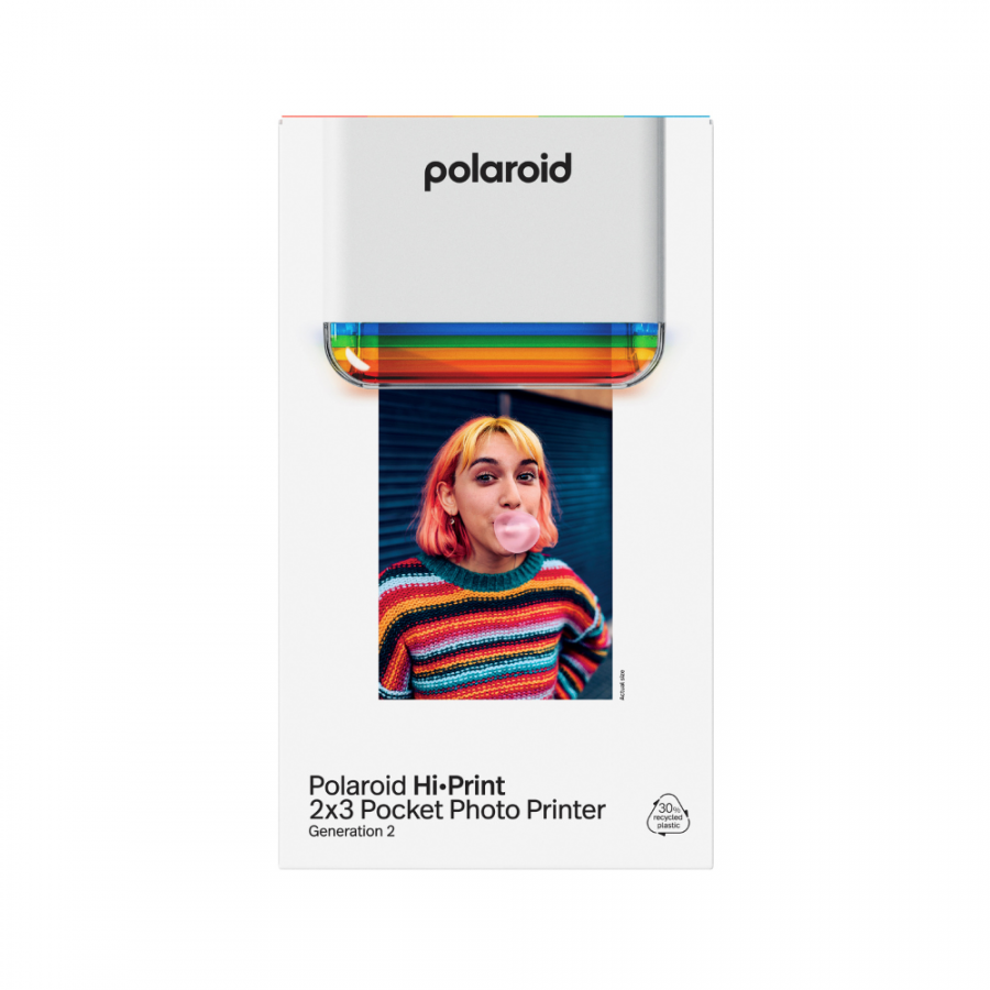 Polaroid Hi-Print 2x3 Generation 2 Pocket Photo Printer White