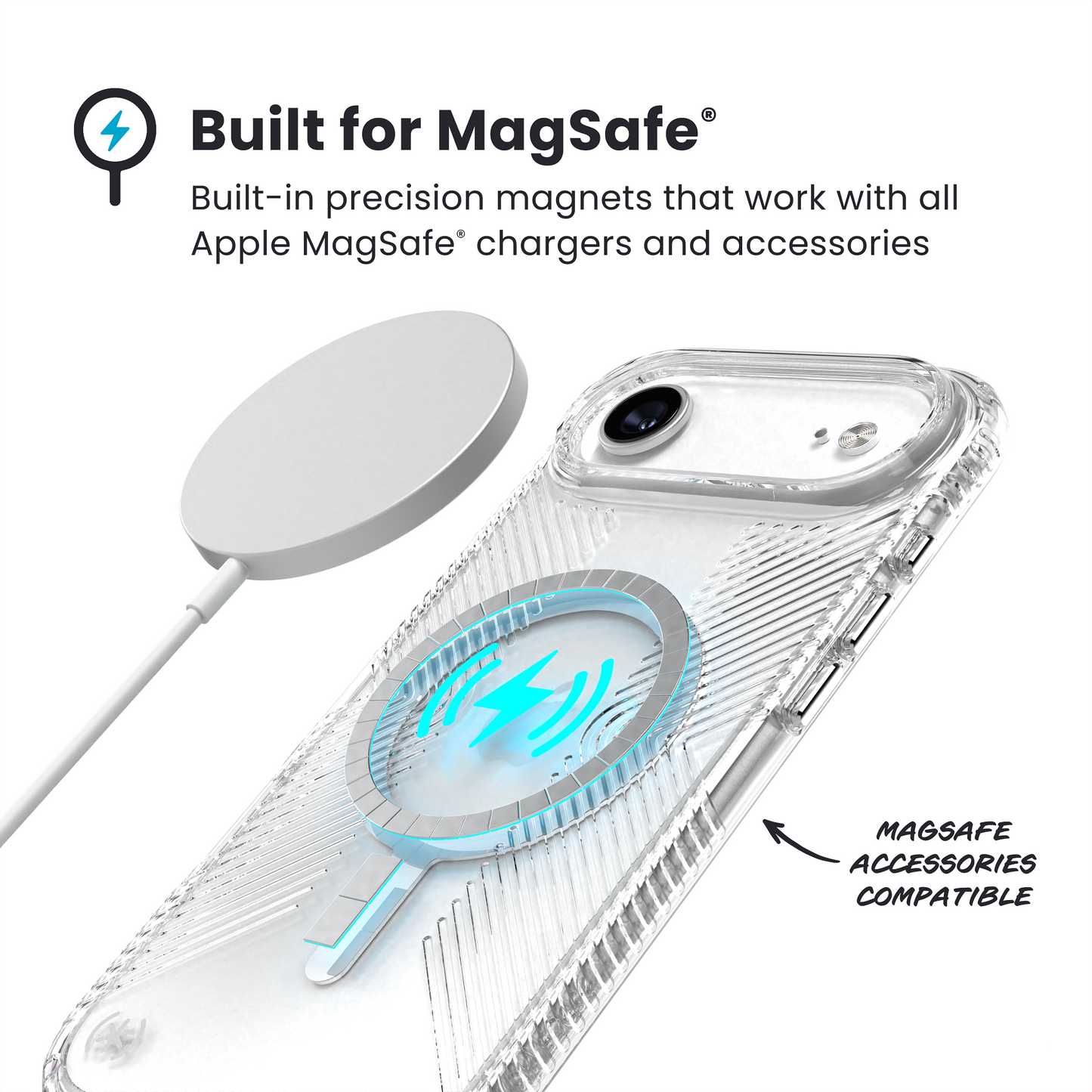 Speck Presidio Perfect Grip MS  iPhone Air Case - Clear