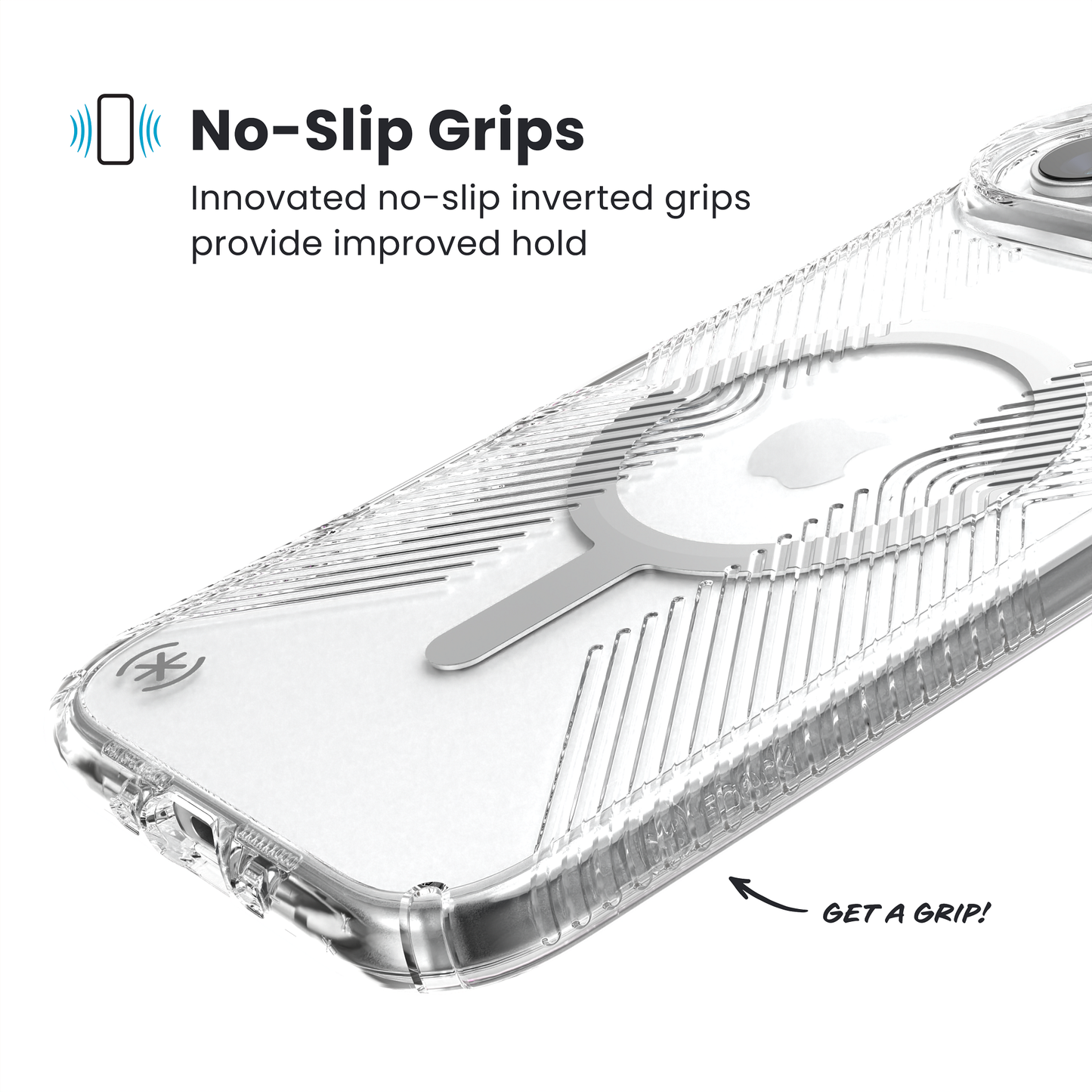 Speck Presidio Perfect Grip MS  iPhone Air Case - Clear