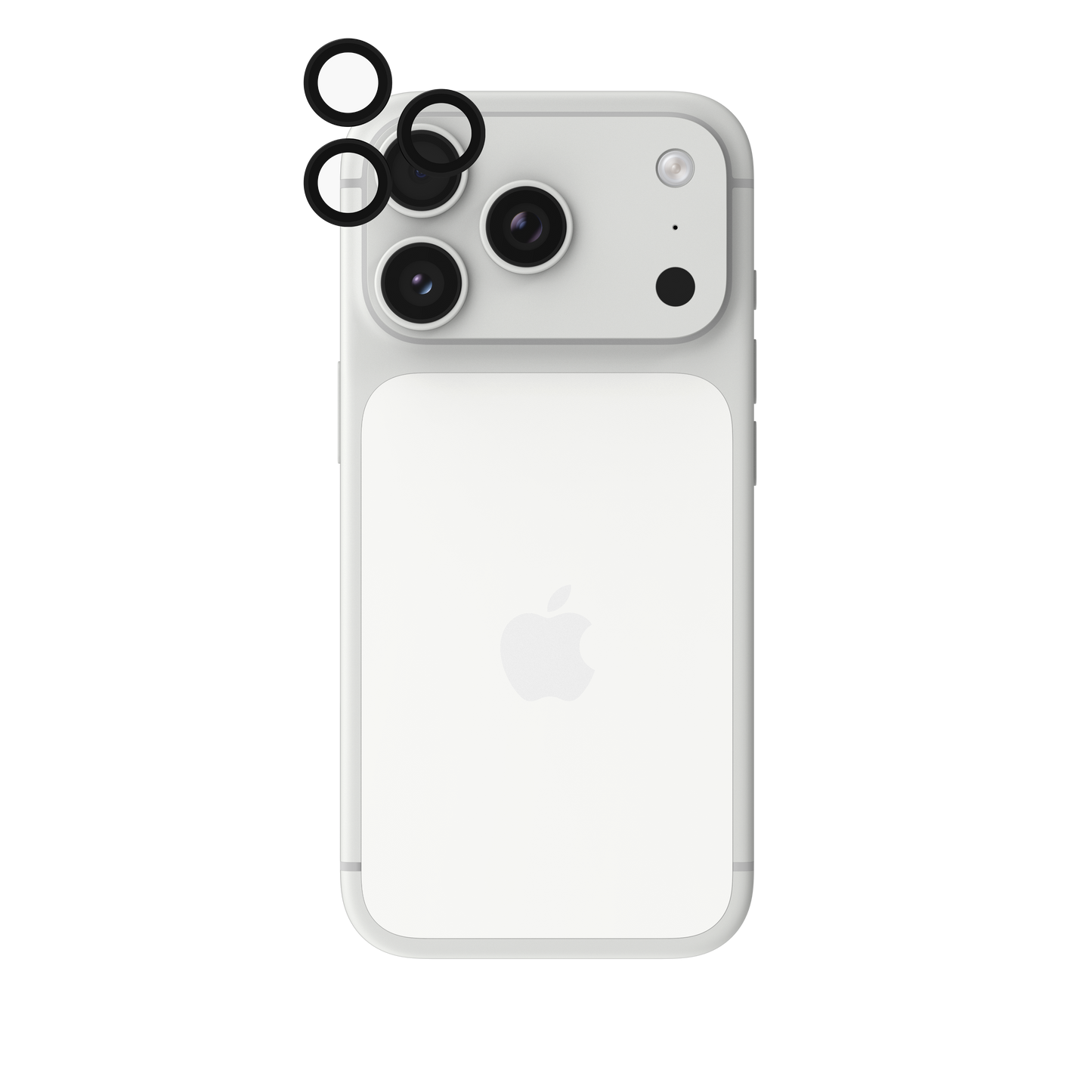 InvisibleShield Premium CameraRings for iPhone 15/16/17 Pro/Pro Max - Black