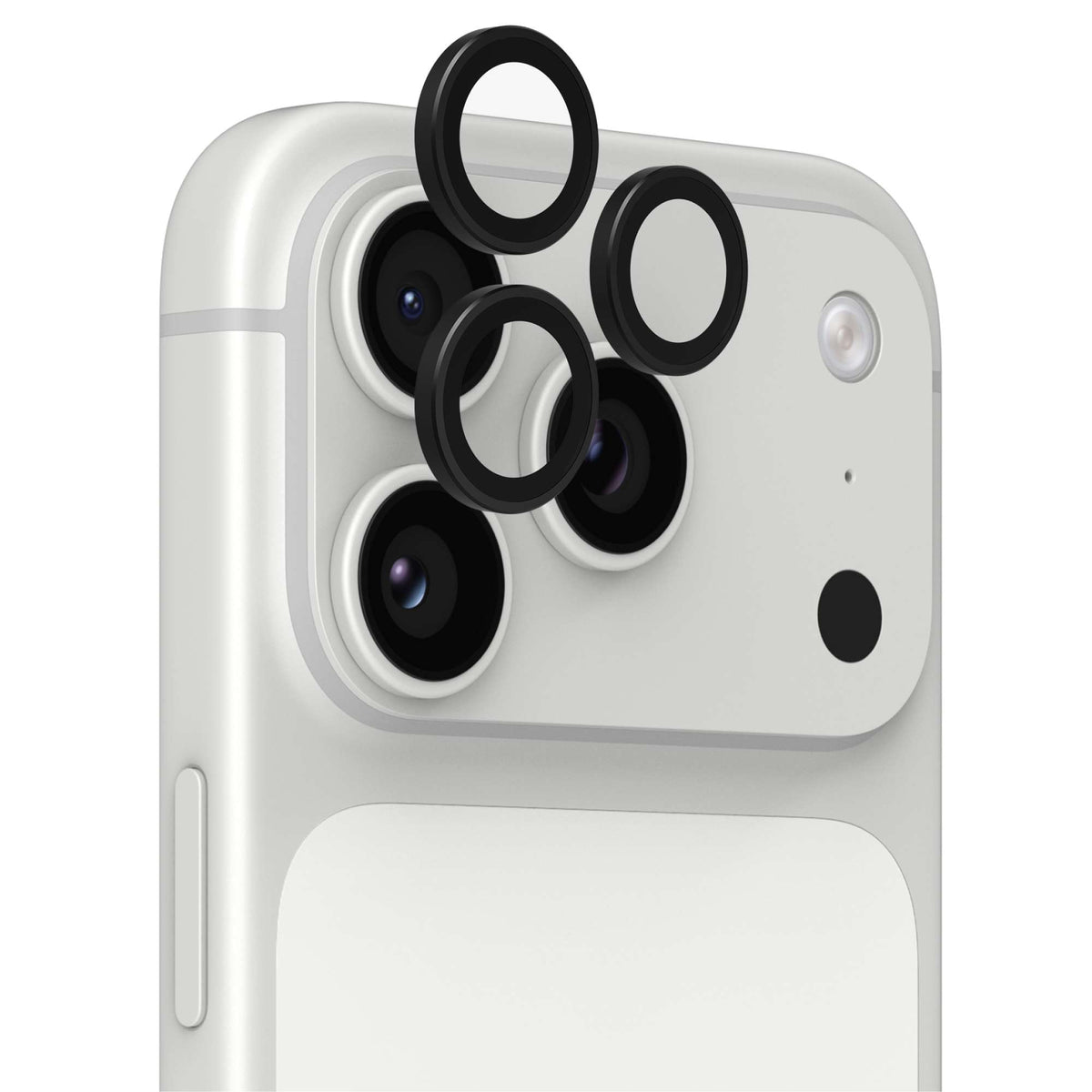 InvisibleShield Premium CameraRings for iPhone 15/16/17 Pro/Pro Max - Black