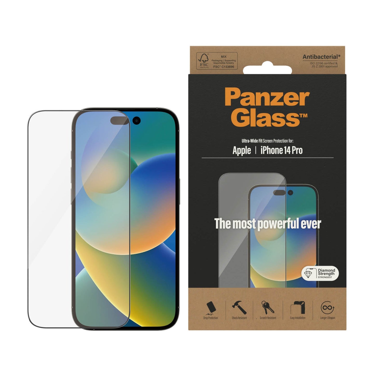 PanzerGlass Edge to Edge for iPhone 14 Pro