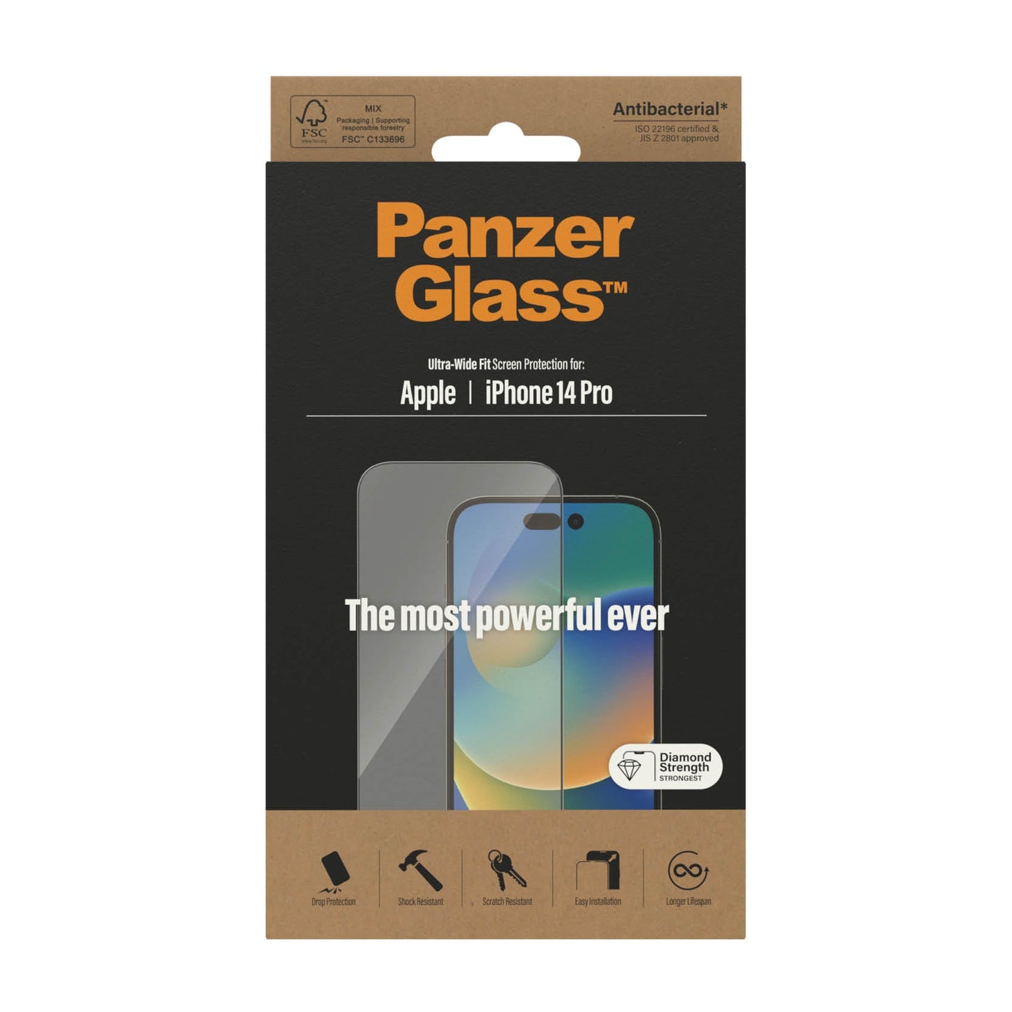 PanzerGlass Edge to Edge for iPhone 14 Pro