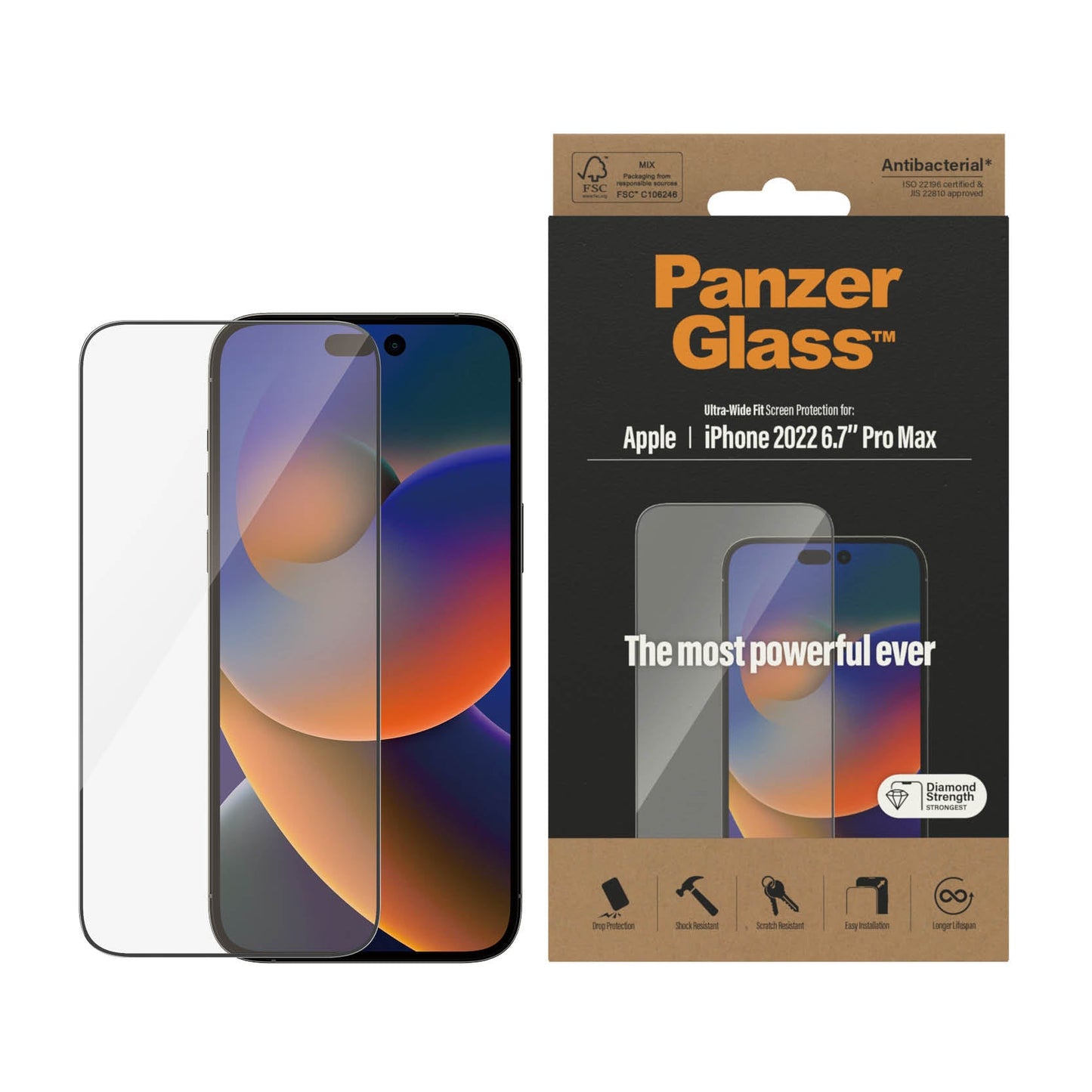 PanzerGlass Edge to Edge for iPhone 14 Pro Max
