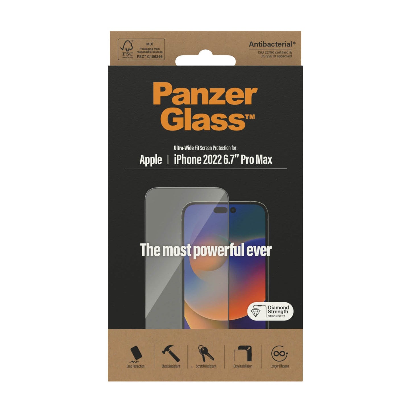 PanzerGlass Edge to Edge for iPhone 14 Pro Max