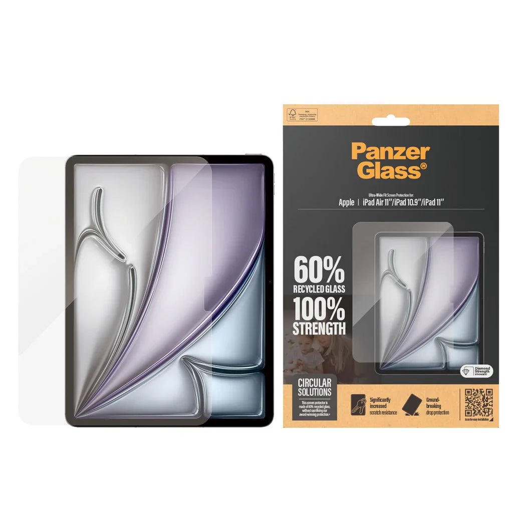 PanzerGlass Screen Protector iPad Pro 11" M4 | Ultra-Wide Fit