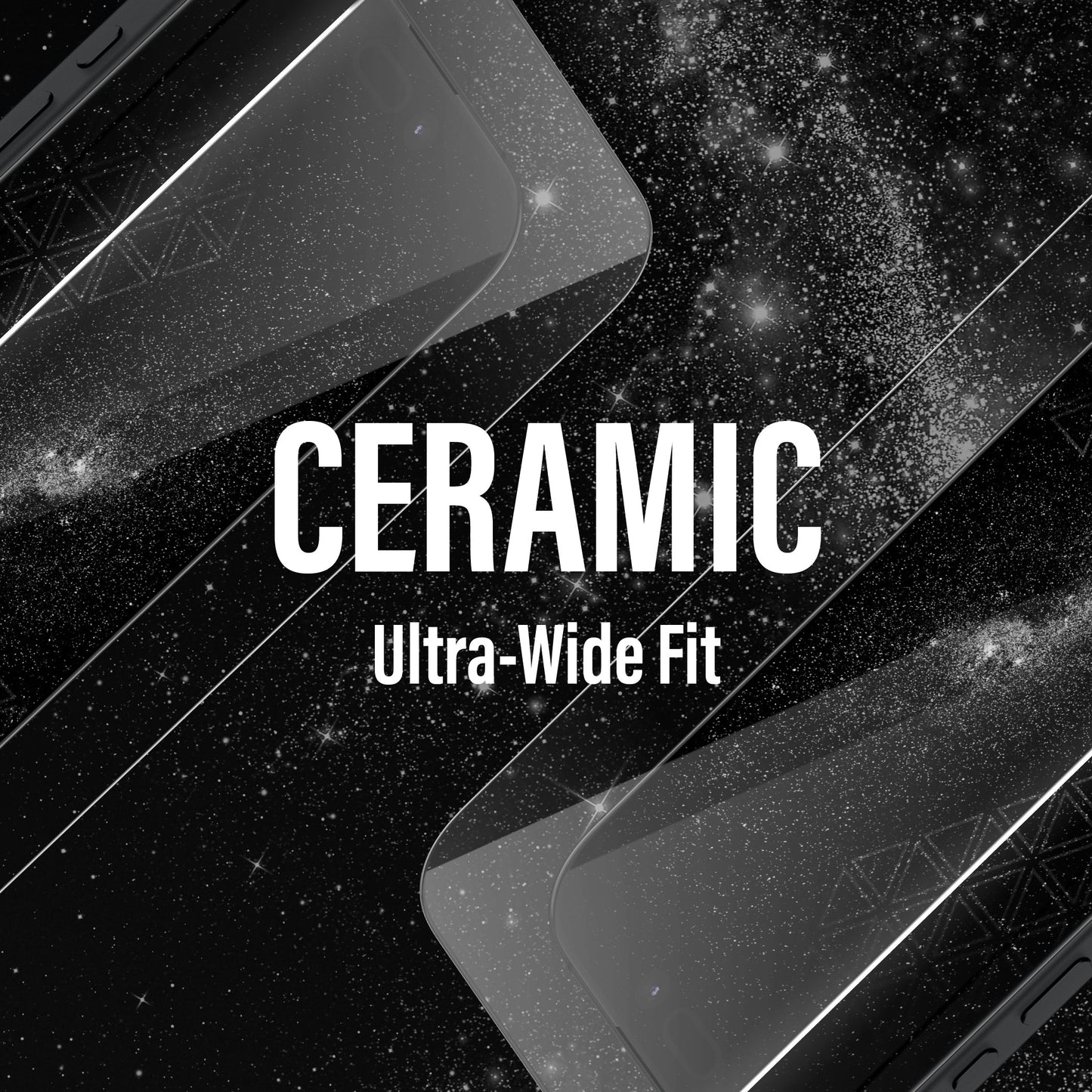 PanzerGlass Ceramic Screen Protector iPhone 16 Pro  | Ultra-Wide Fit