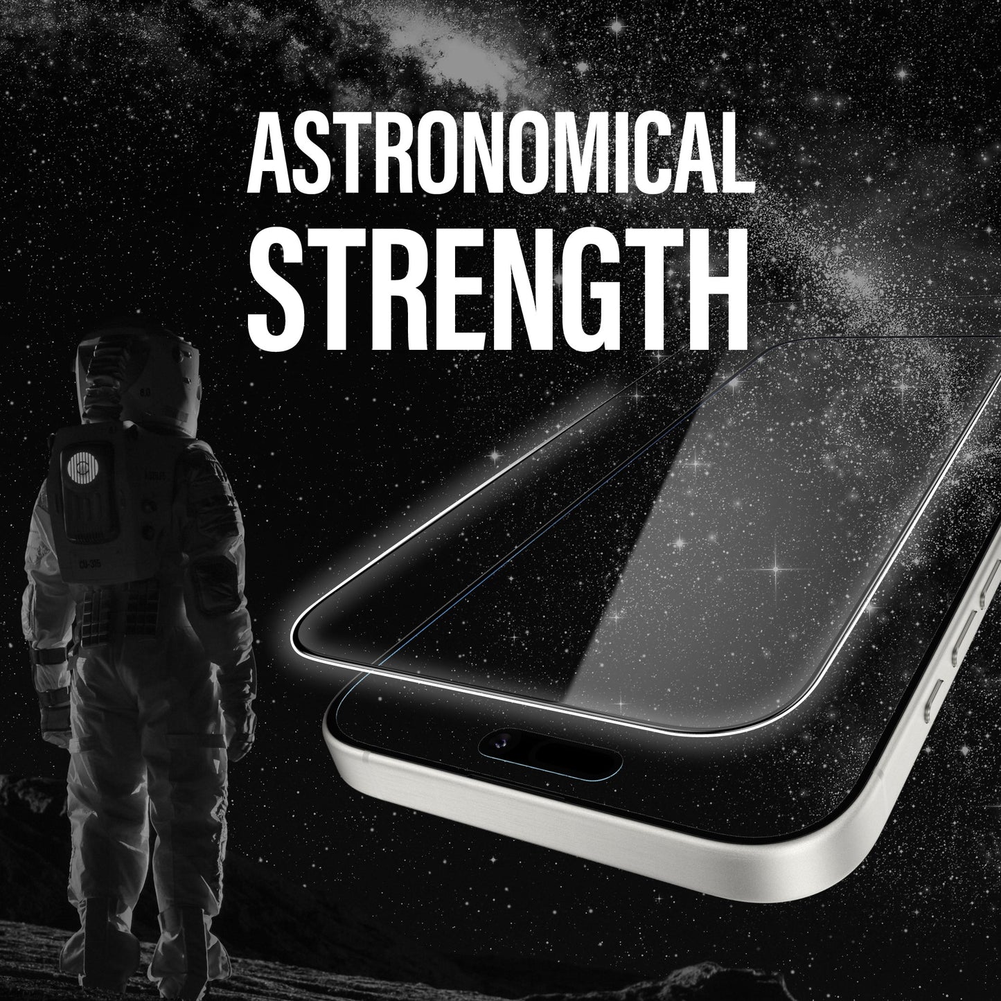 PanzerGlass Ceramic Screen Protector iPhone 16 Plus | Ultra-Wide Fit