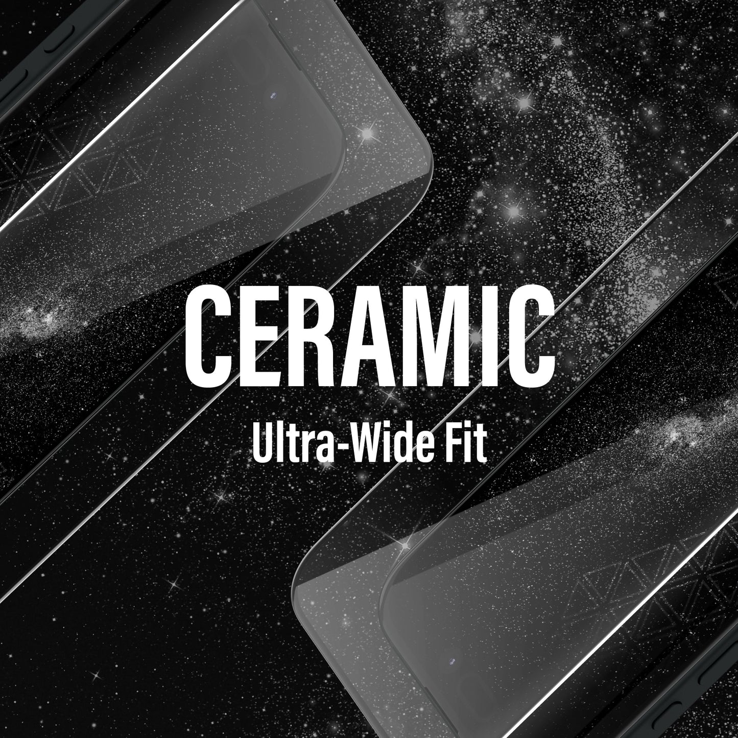 PanzerGlass Ceramic Screen Protector iPhone 16 Plus | Ultra-Wide Fit