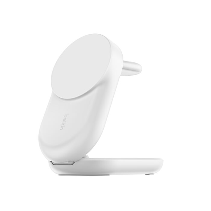 Belkin 3-in-1 Foldable Magnetic Charger with Qi2 25W - White