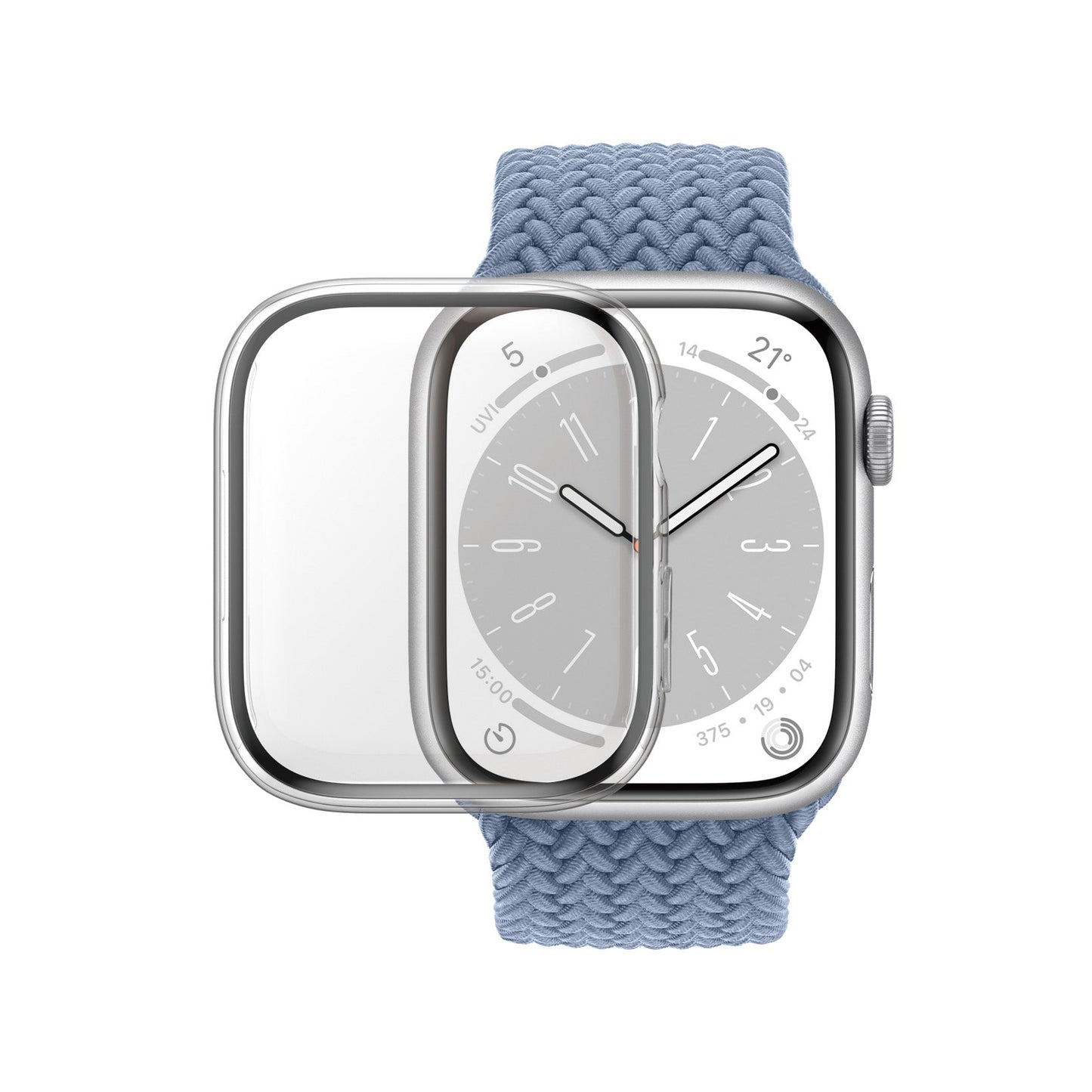 PanzerGlass Screen Protector Full Body Apple Watch Series 9 with D3O 41mm