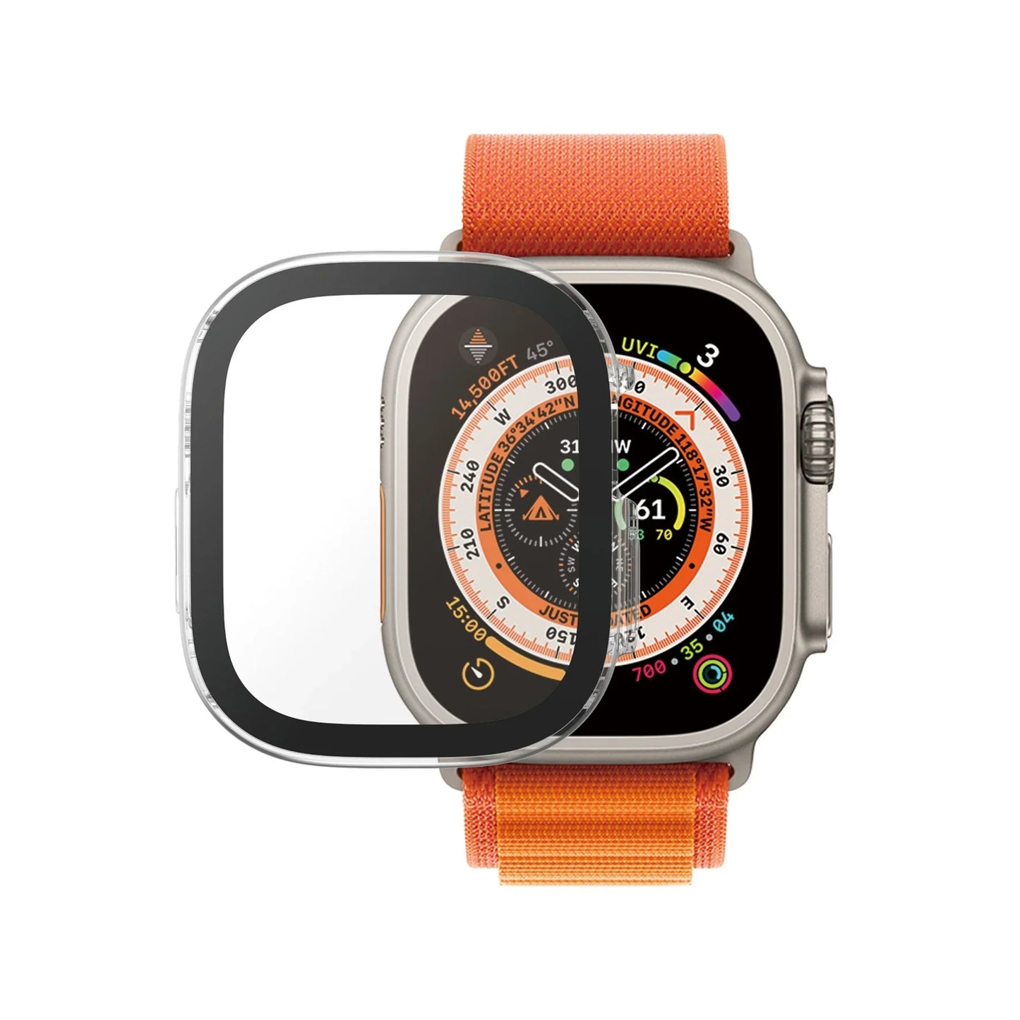 PanzerGlass FullBody Apple Watch Ultra 49mm Clear D3O