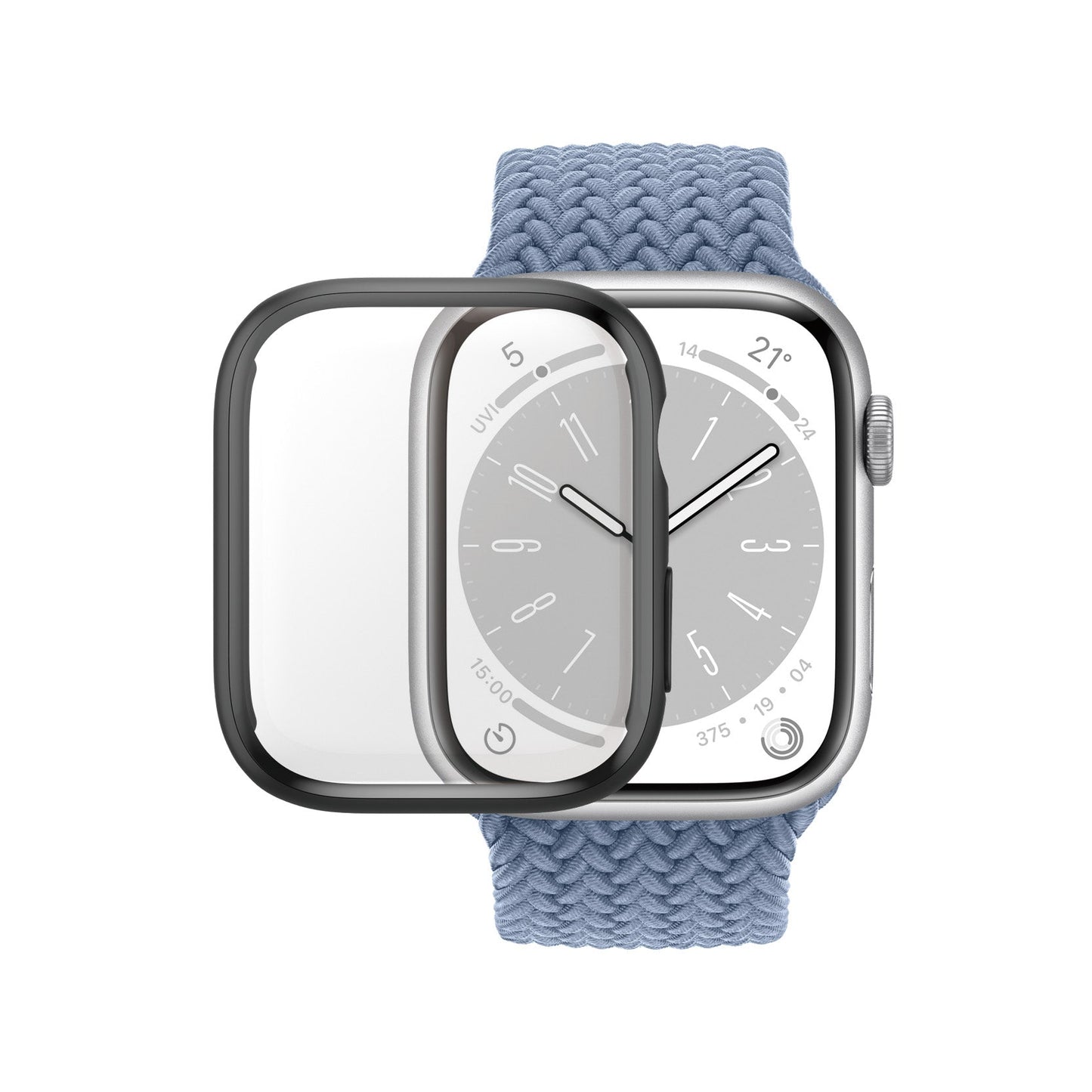 PanzerGlass Screen Protector Full Body Apple Watch Series 9 with D3O 41mm