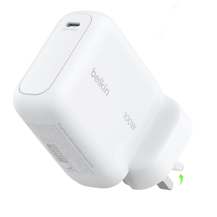 Belkin Usb-C Gan Wall Charger 100W
