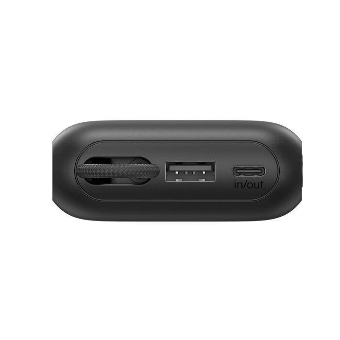 Belkin BoostCharge 10k 45w Display Power Bank with Integrated Cable, Black