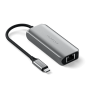 Satechi 4-in-1 USB-C Hub with 2.5 Gigabit Ethernet - Space Gray
