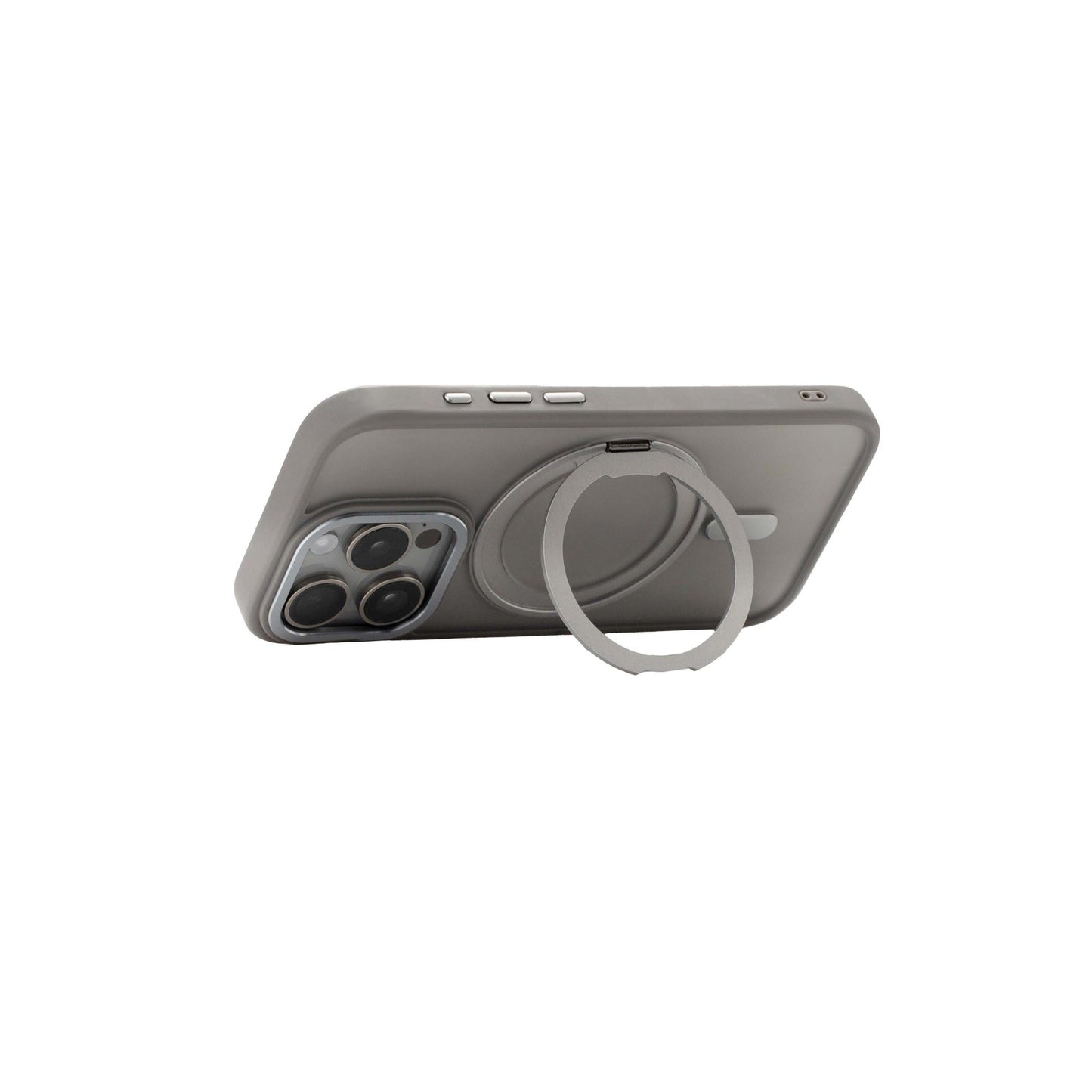 iStorm essentials iPhone 15 Pro Max Magnetic Ring Case Advanced Grey