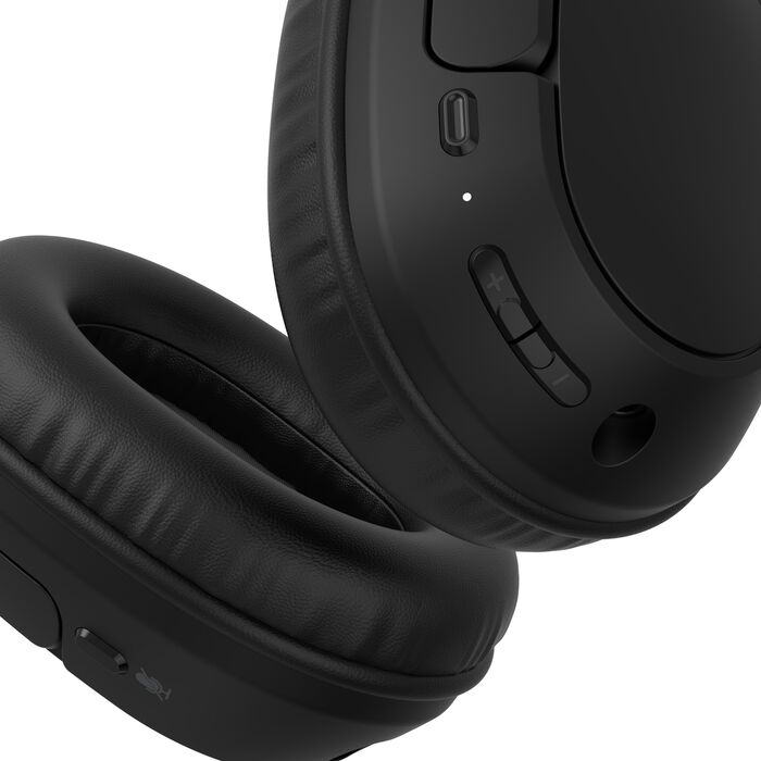 Belkin SoundForm Surround Wireless Over-Ear Headphones - Black