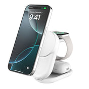 Belkin 3-in-1 Foldable Magnetic Charger with Qi2 25W - White