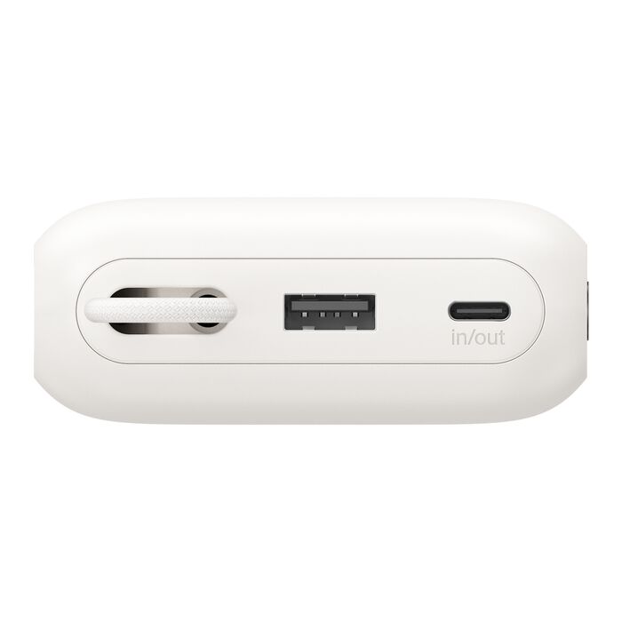 Belkin BoostCharge 20k 45w Display Power Bank with Integrated Cable, Sand