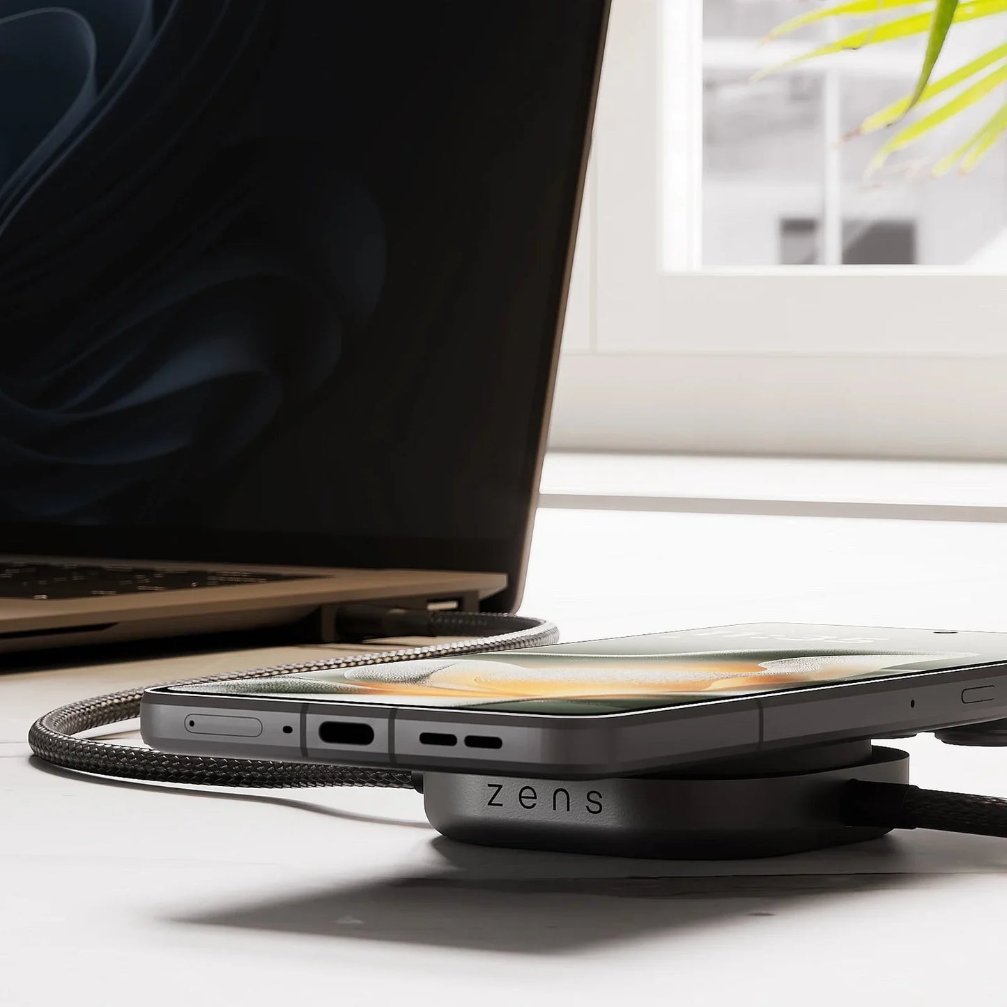 Zens Charging Cable USB C-C Pro 2 White