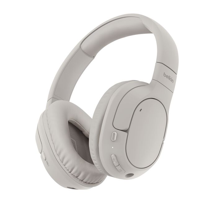 Belkin SoundForm Surround Wireless Over-Ear Headphones - Sand