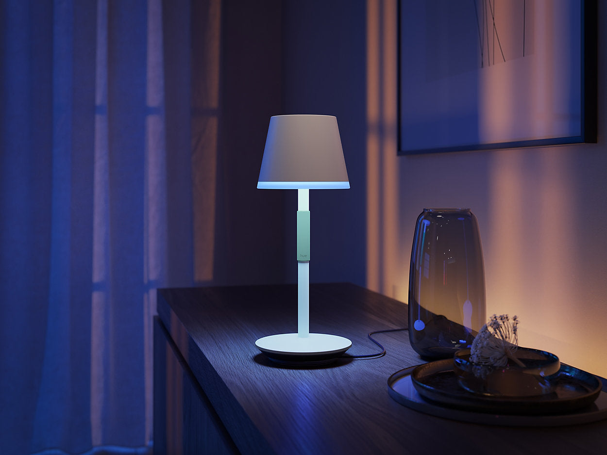 Philips Hue Go Color Portable Table Lamp White