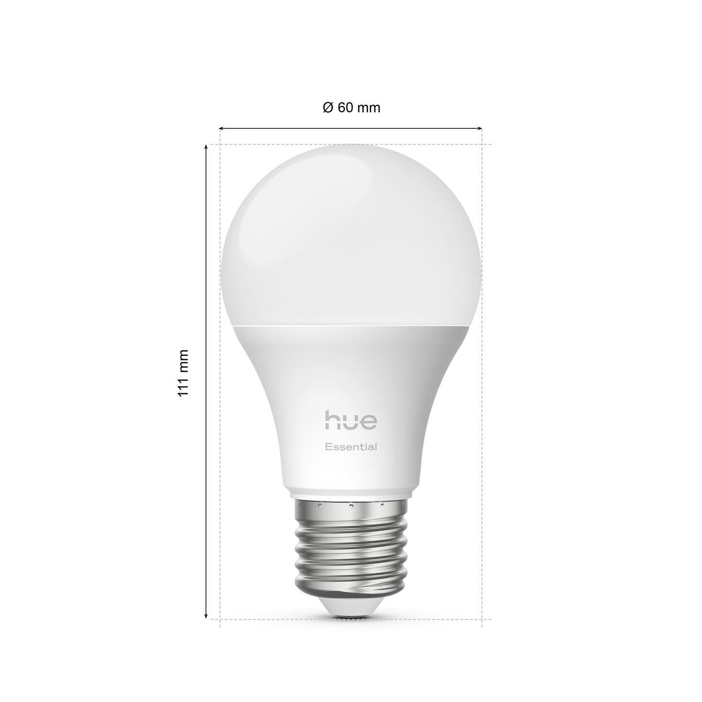 Philips Hue Essential A60 - E27 smart bulb - 806 lm - 8W