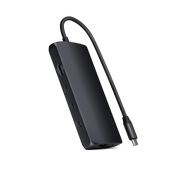 Satechi USB-C Multiport Adapter 8K with Ethernet V3 - Midnight