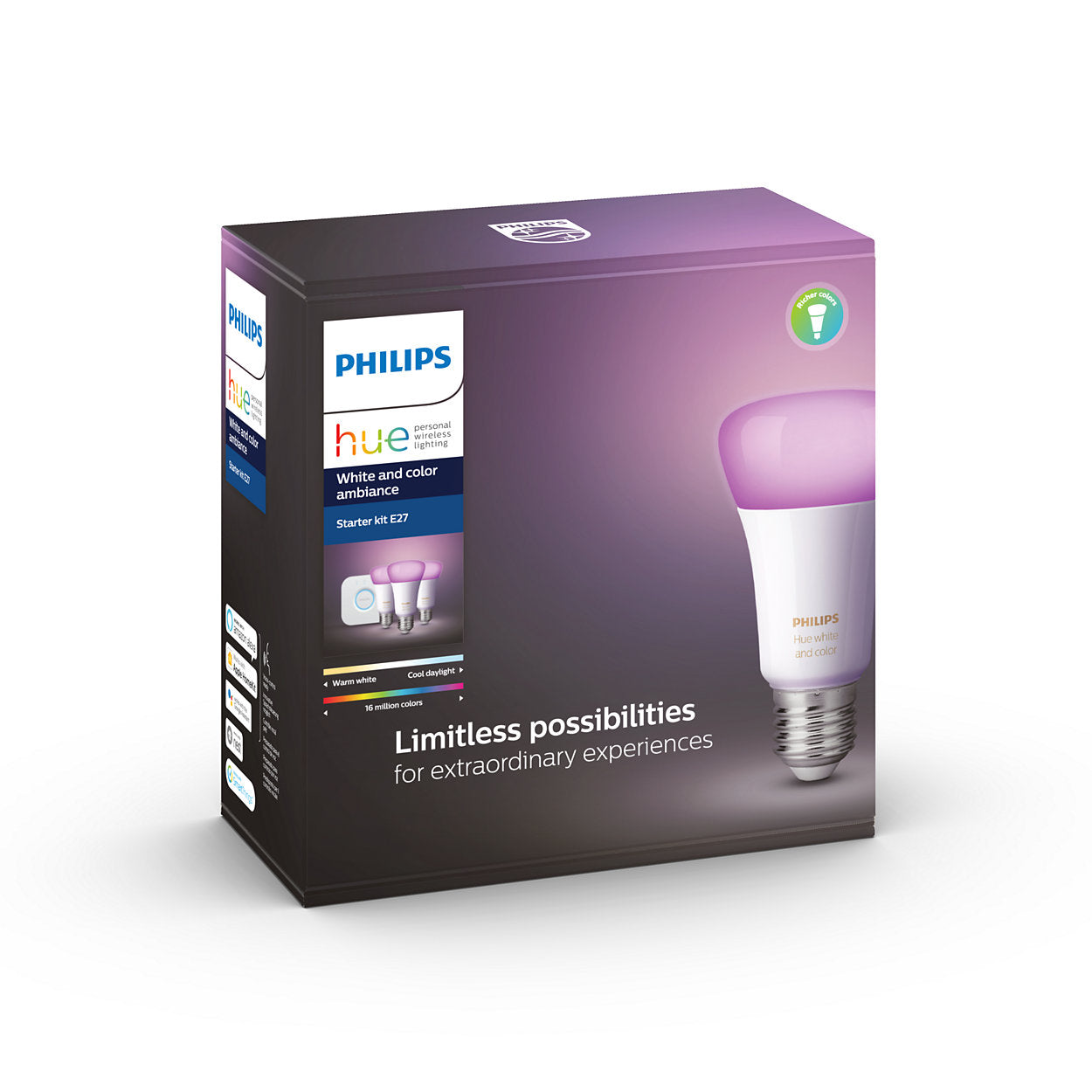 Philips Hue White &amp; Color Ambiance Starter Kit (Bluetooth)