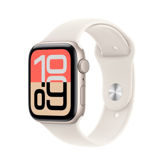 Apple Watch SE 3 GPS 40mm Starlight Aluminium Case with Starlight Sport Band - M/L