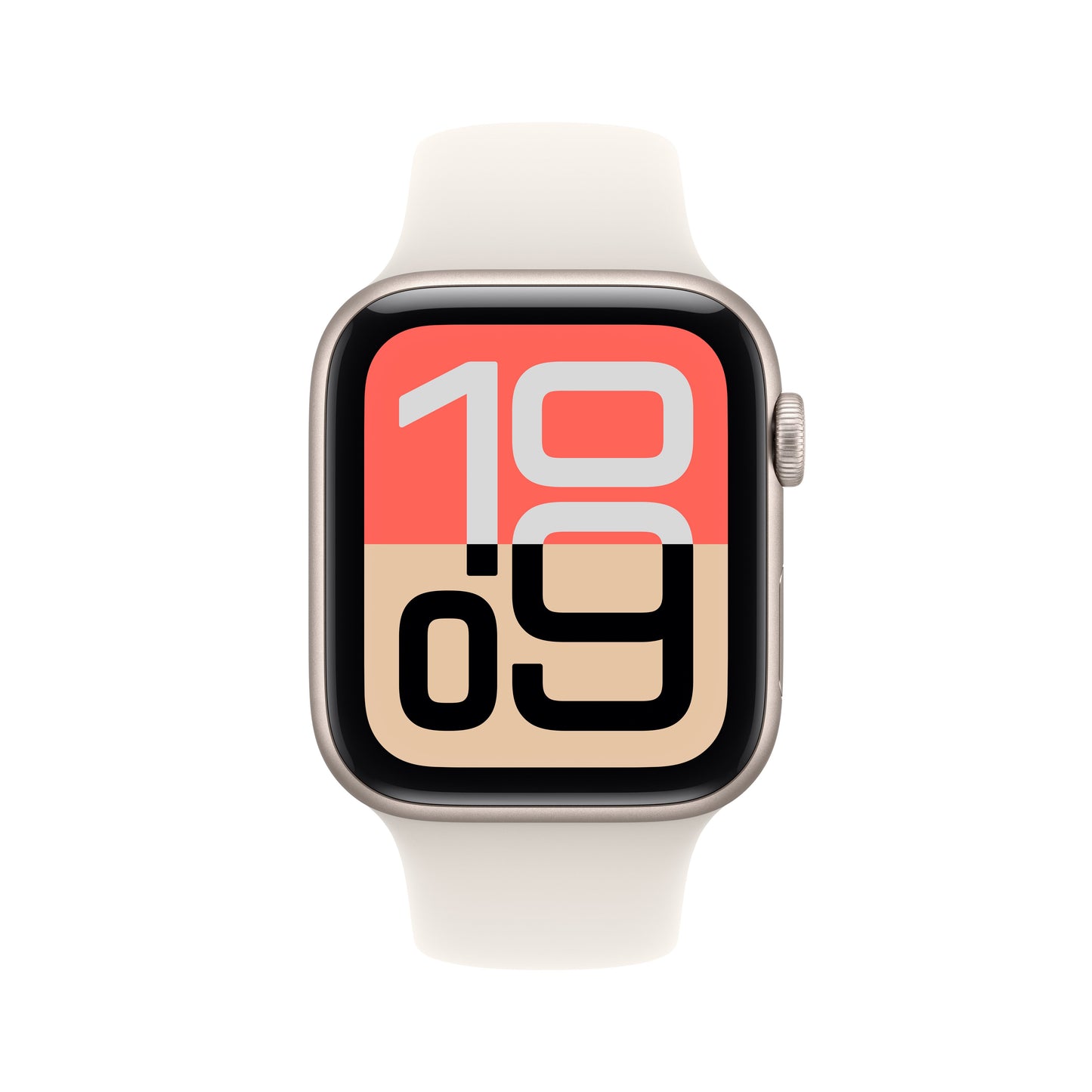 Apple Watch SE 3 GPS + Cellular 40mm Starlight Aluminium Case with Starlight Sport Band - M/L