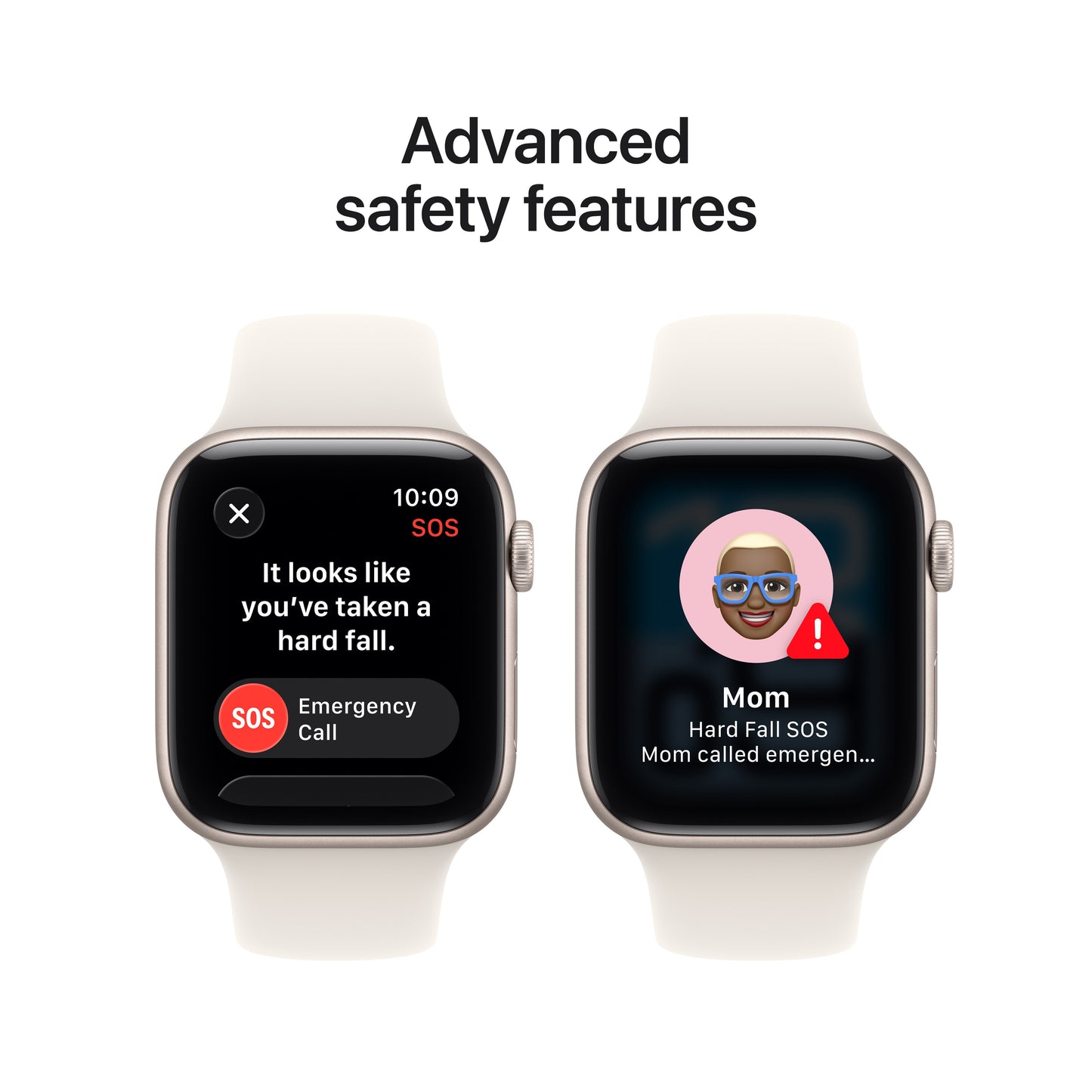 Apple Watch SE 3 GPS + Cellular 44mm Starlight Aluminium Case with Starlight Sport Band - M/L