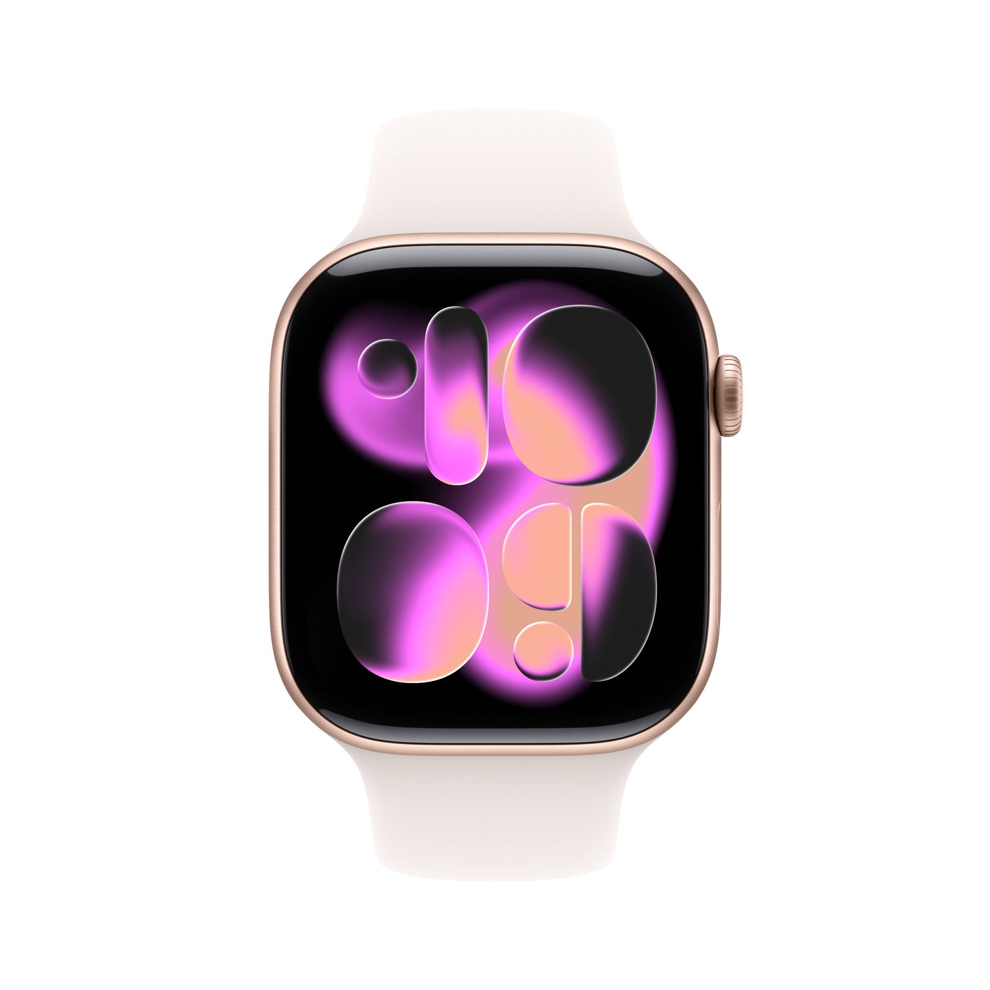 Apple Watch Series 11 GPS 42mm Rose Gold Aluminium Case with Light Blush Sport Band  - S/M