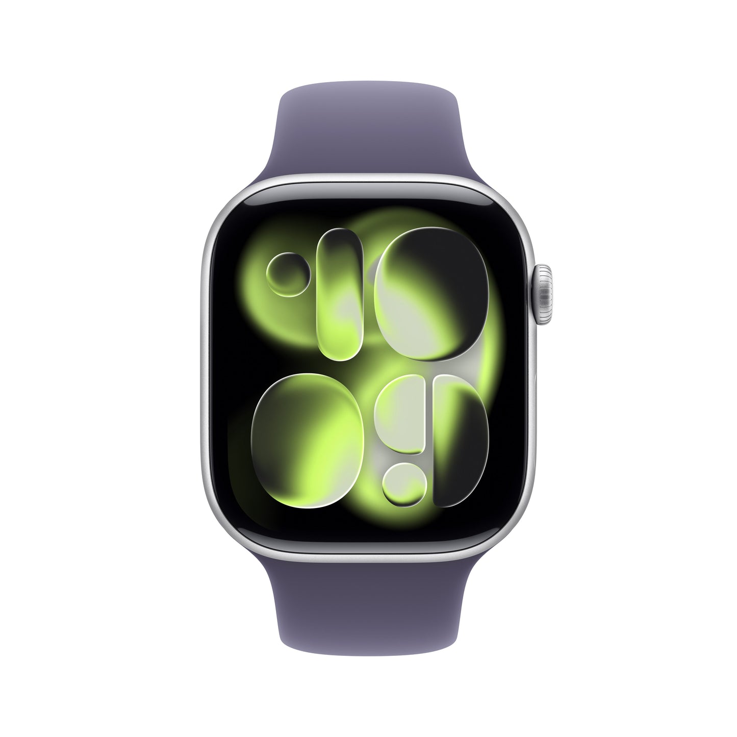 Apple Watch Series 11 GPS 42mm Silver Aluminium Case with Purple Fog Sport Band - M/L