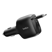 Belkin BOOSTCHARGE Retractable Car Charger 75W