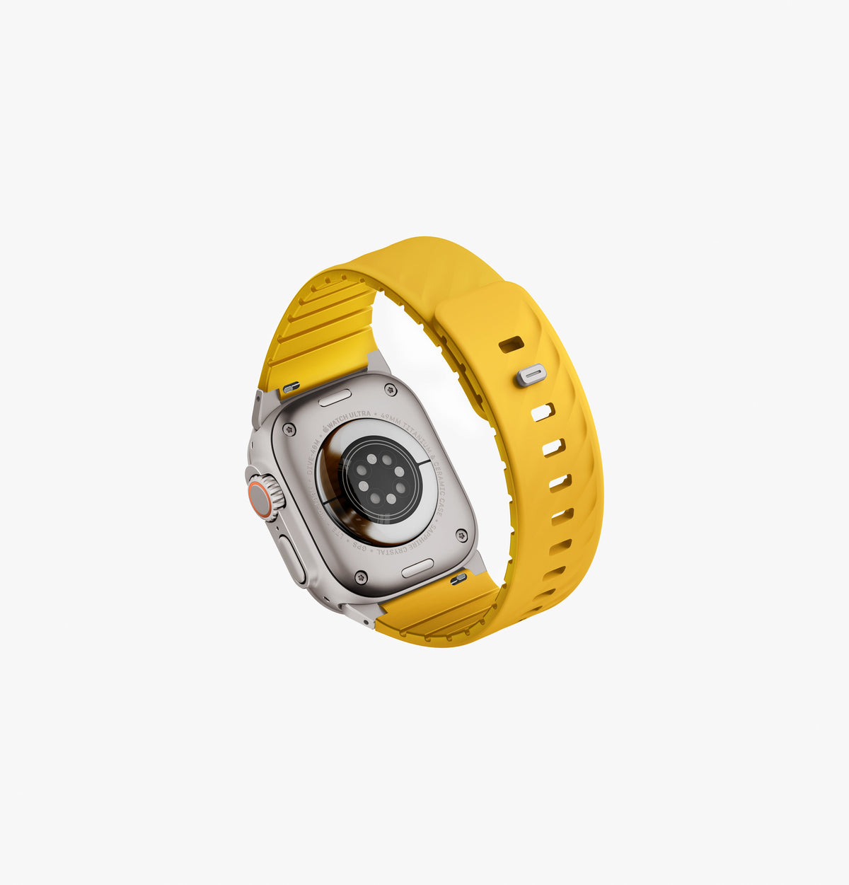 Uniq Fluo Magnetic Strap With Connector Bundle 49-40mm - Golden Yellow