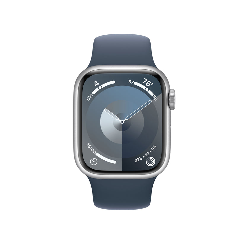 Apple_Watch_Series_9_LTE_41mm_Silver_Aluminum_Storm_Blue_Sport_Band_PDP_Image_Position-2__WWEN