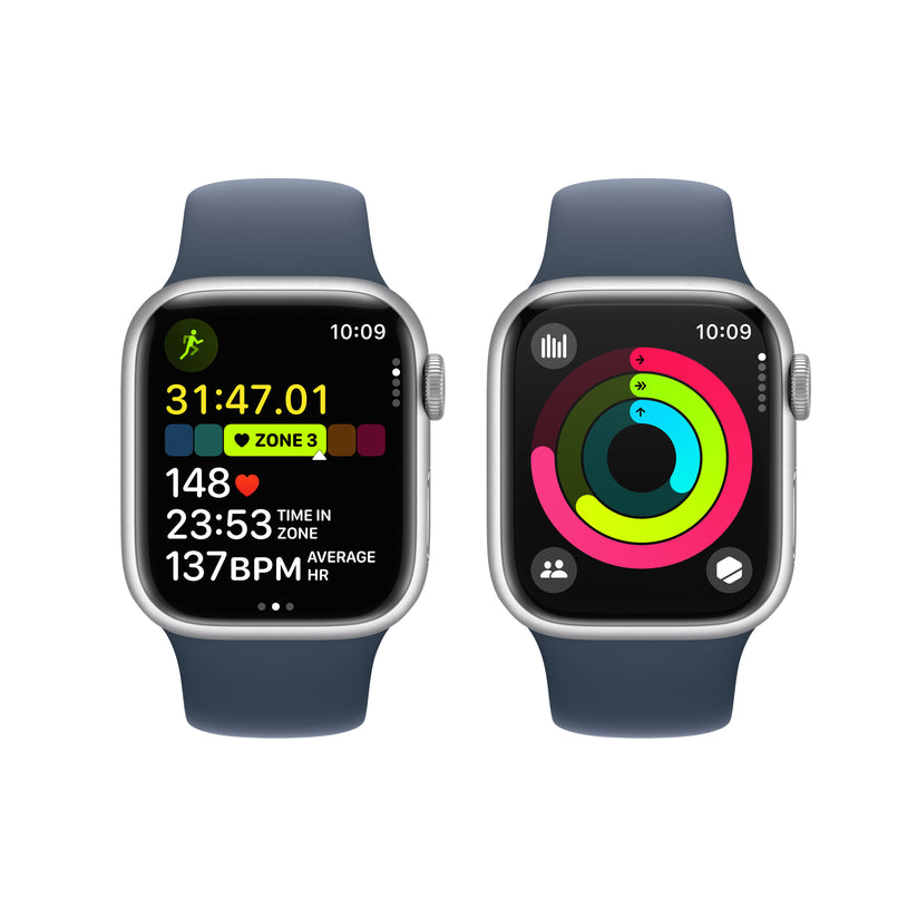 Apple_Watch_Series_9_LTE_41mm_Silver_Aluminum_Storm_Blue_Sport_Band_PDP_Image_Position-8__WWEN