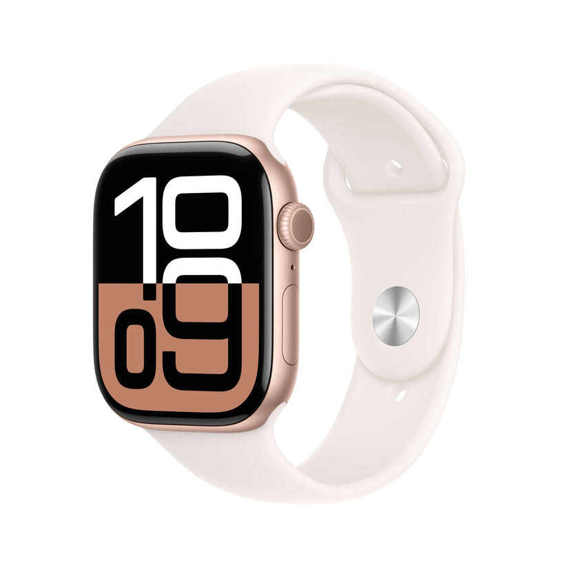 Apple Watch Series 10 GPS Cellular 46mm Rose Gold Aluminum Case with