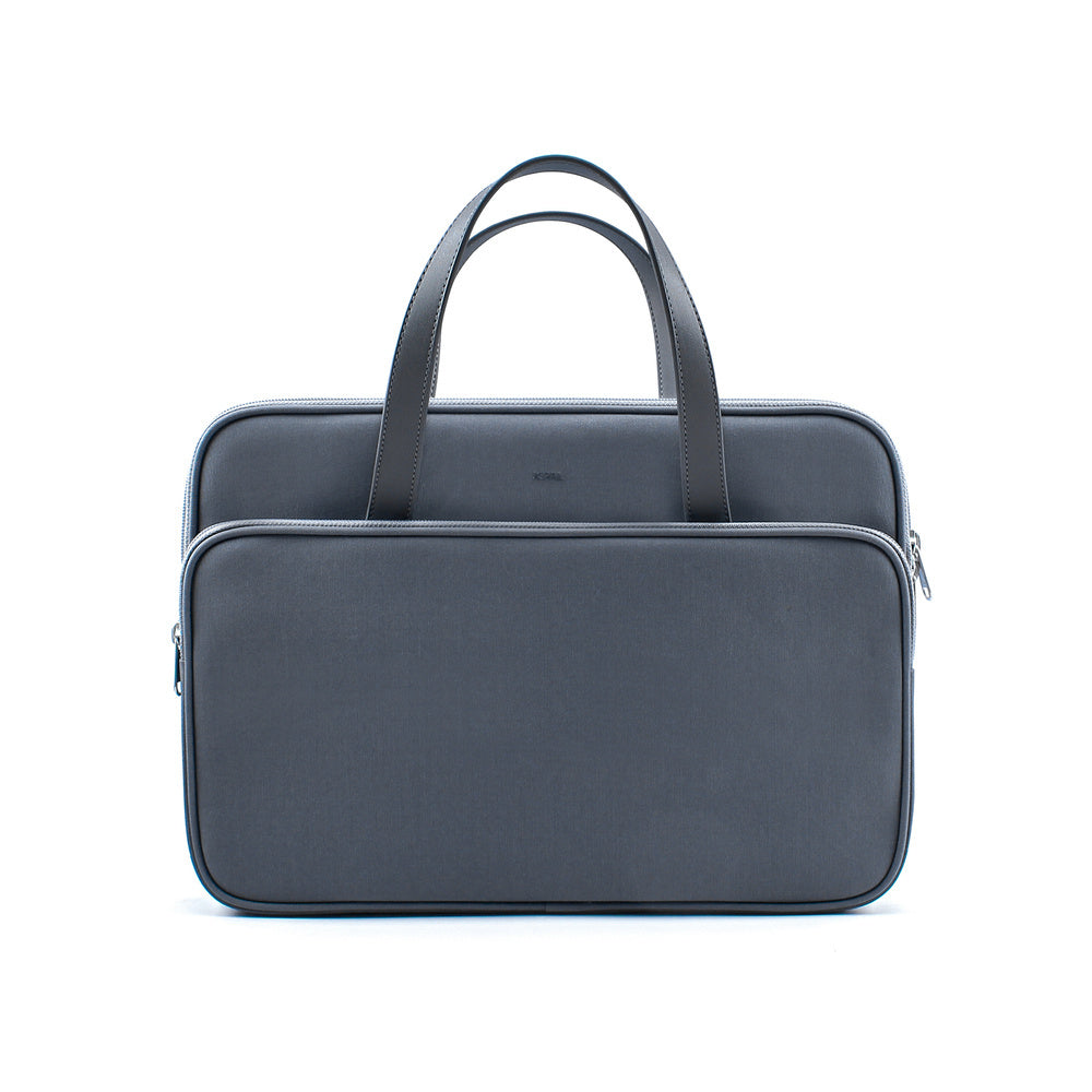 JCPal Milan Briefcase, 13"/14" Stone
