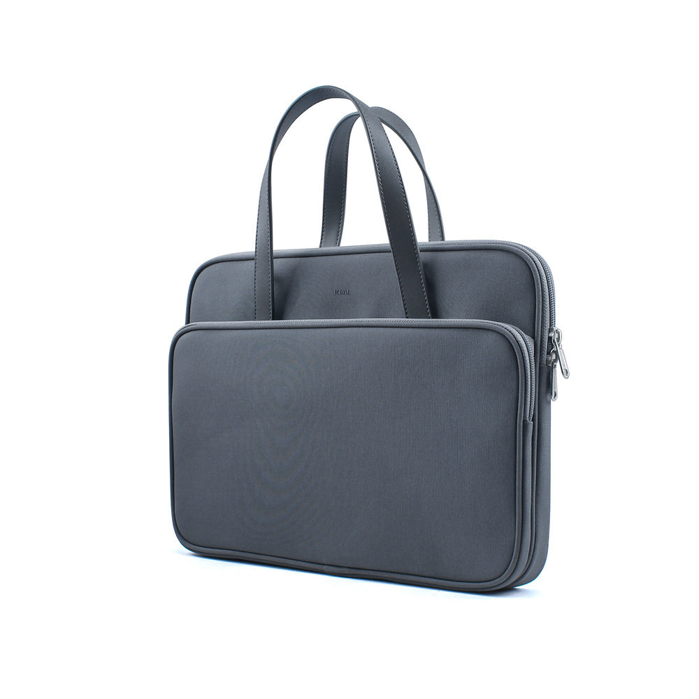 JCPal Milan Briefcase, 13"/14" Stone