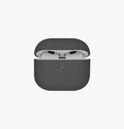 Uniq Lino Hybrid Liquid Silicone AirPods 4th Case - Ash Grey