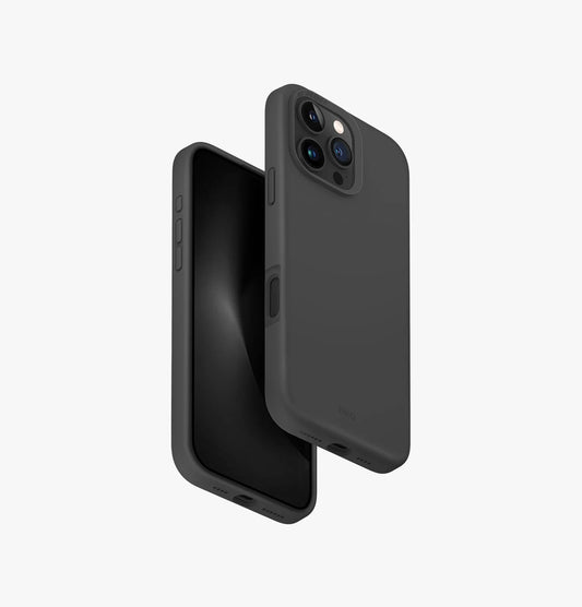 Uniq Lino Hue Magsafe For iPhone 16 Pro Max - Charcoal Grey